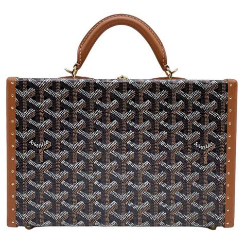 goyard trunk set|Goyard trunk bag price list.